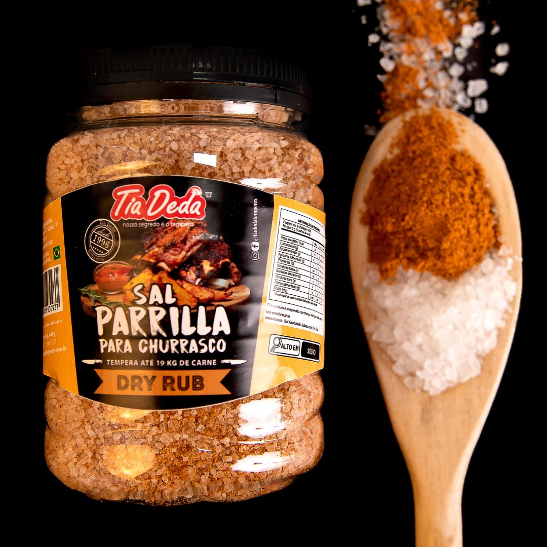 Sal Parrilla com Dry Rub 400g